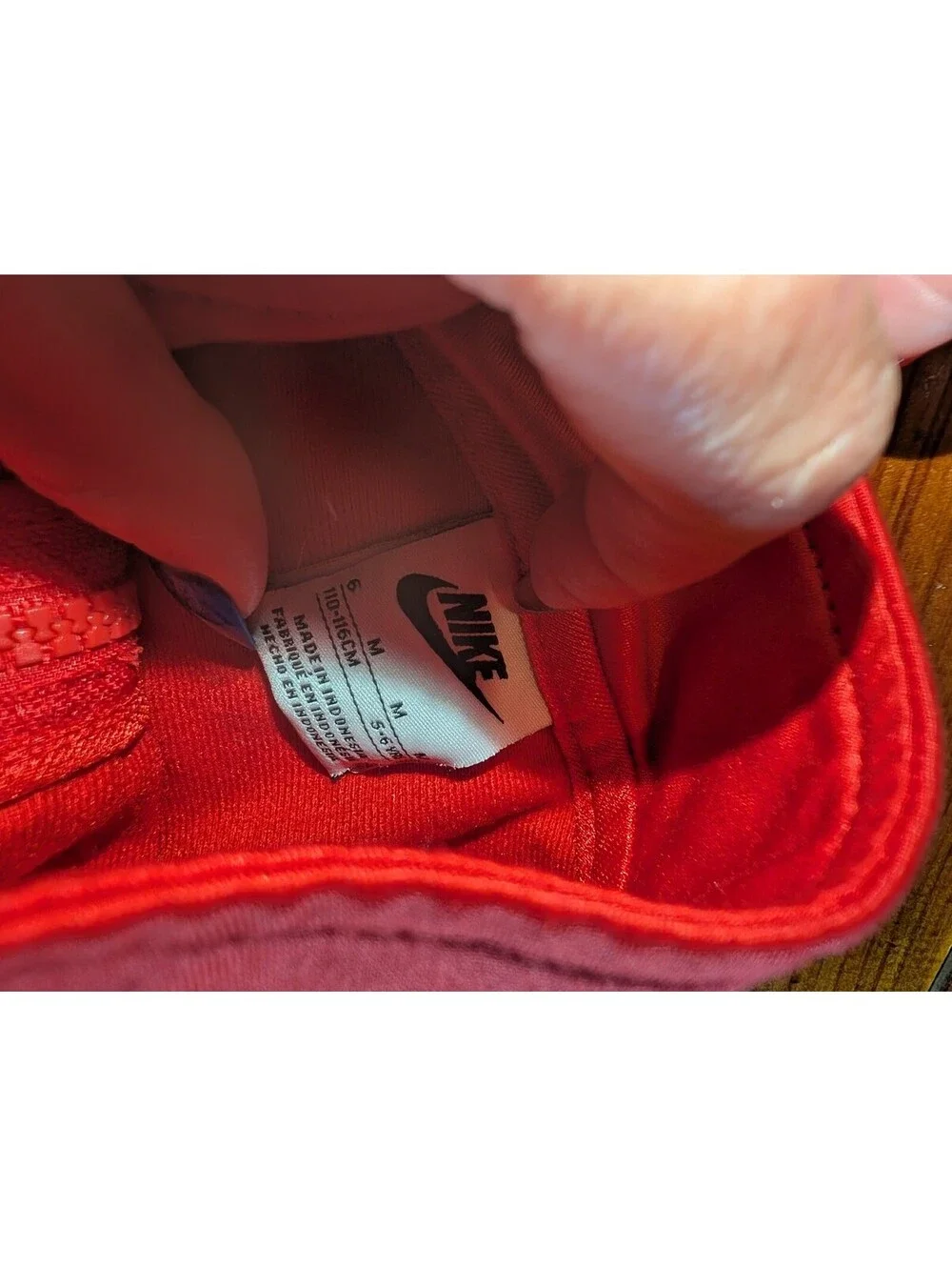 Nike Red Track Jacket with Logo Tape Detail